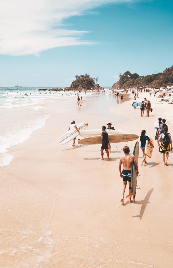 The Pass, Byron Bay, New South Wales © Tourism Australia