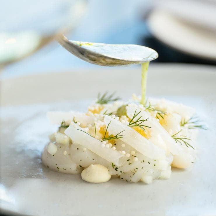 Abrolhos Island Scallop chez Wildflower à Perth © Wildflower Abrolhos Island Scallop chez Wildflower à Perth © Wildflower
