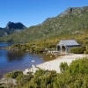 Boat Shed, Lake Dove und Cradle Mountain, Cradle Mountain-Lake St Clare National Park, Tasmanien © Adrian Cook
